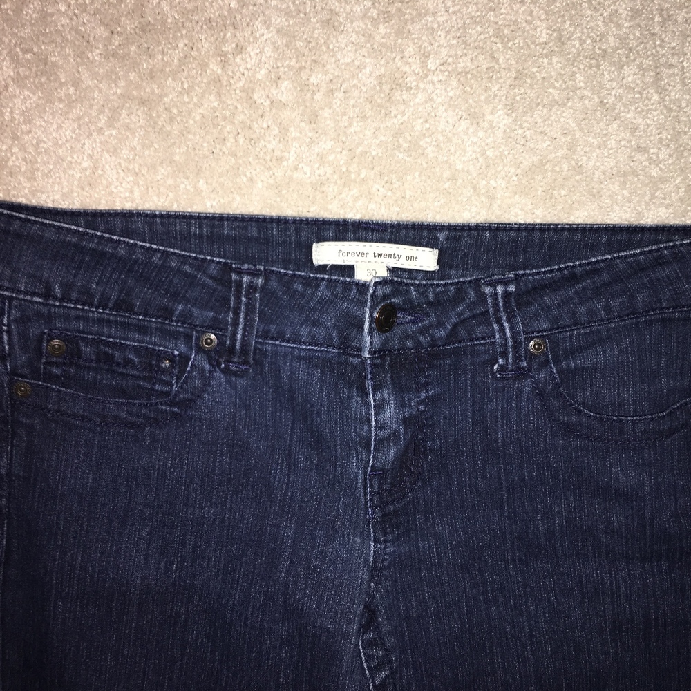 Forever21 Low Rise Straight Leg Jeans